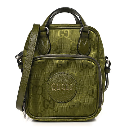 Gucci Econyl Nylon Monogram Off The Grid Shoulder Bag Juniper Green 1 of 9