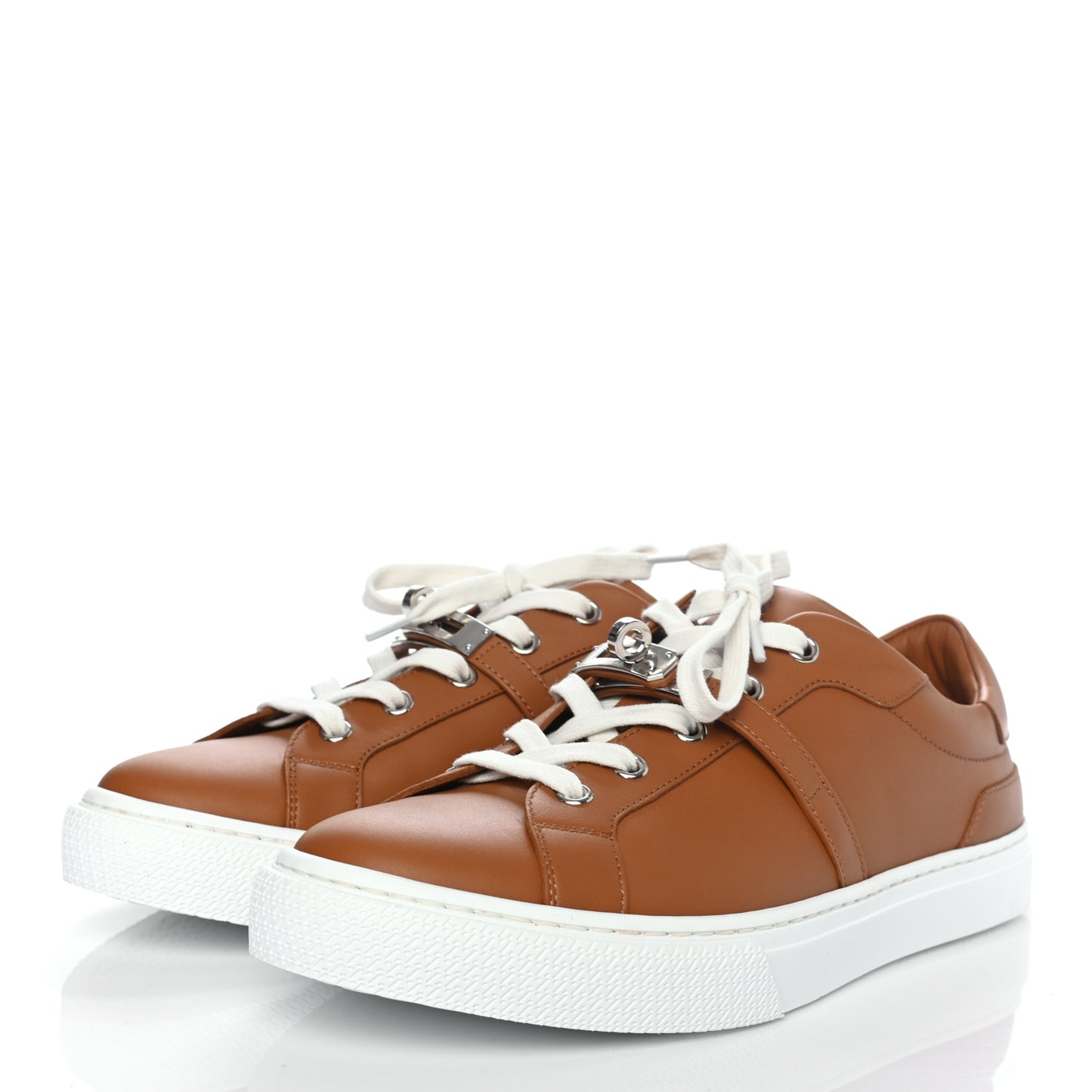Calfskin Day Sneakers 40 Naturel