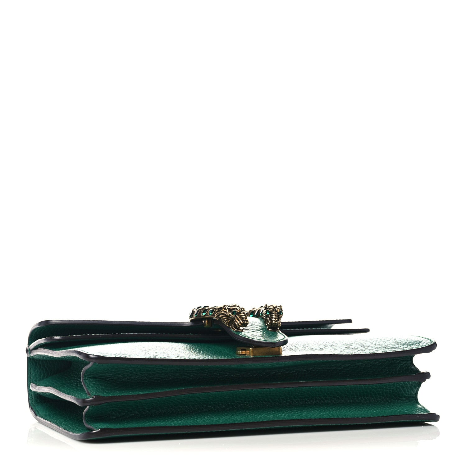 Gucci Pebbled Calfskin Small Dionysus Shoulder Bag Emerald 4 of 11