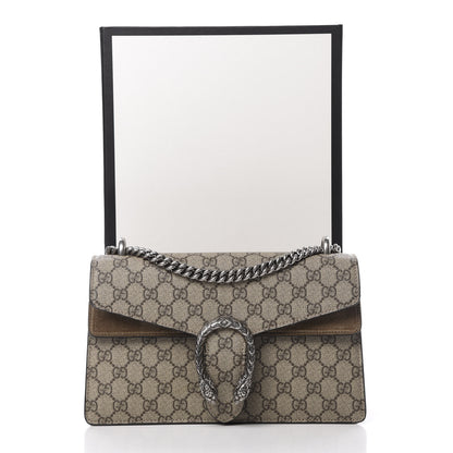 Gucci GG Supreme Monogram Small Dionysus Shoulder Bag Taupe 15 of 15
