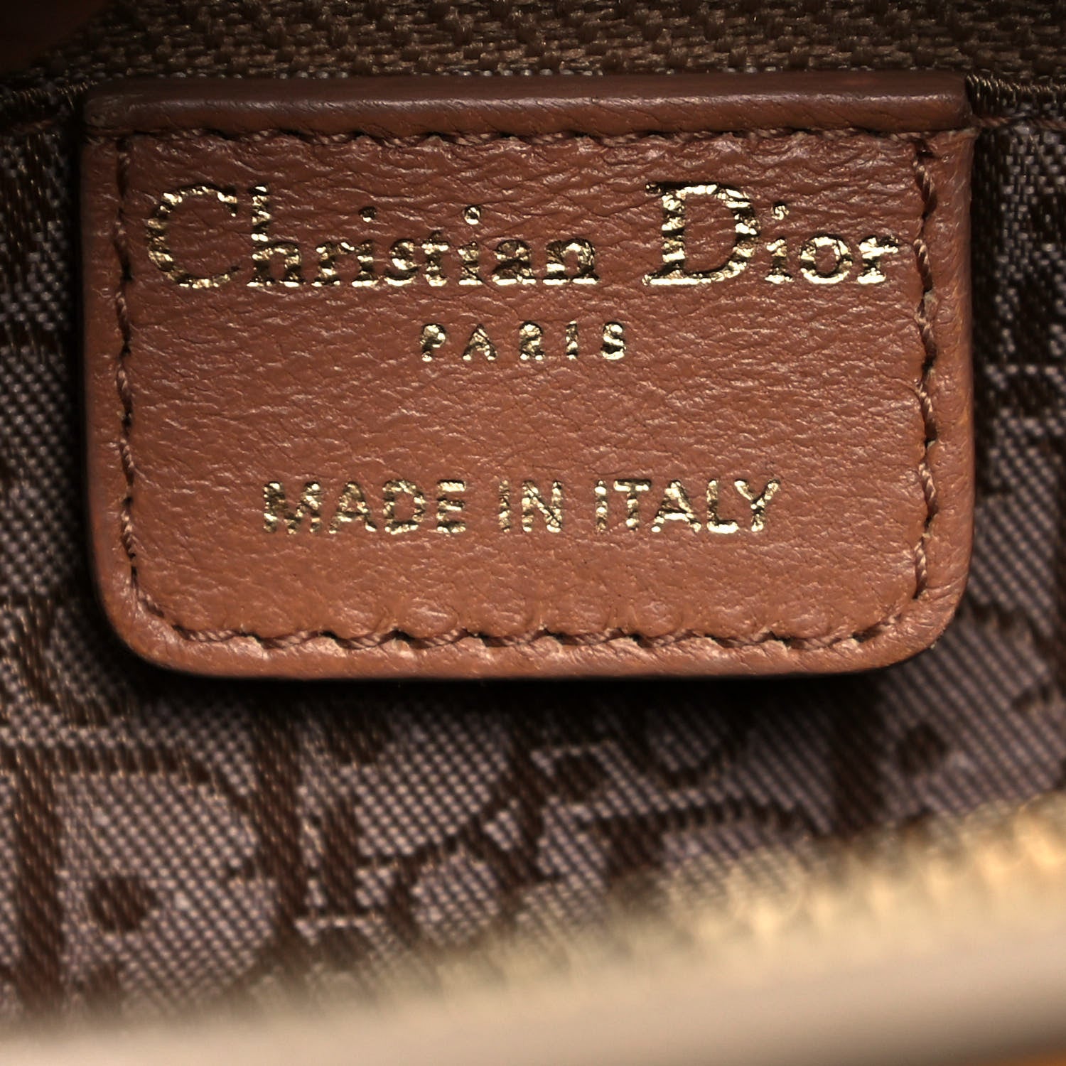 Christian Dior Metallic Patent Cannage Medium Lady Dior Yellow 5 of 8