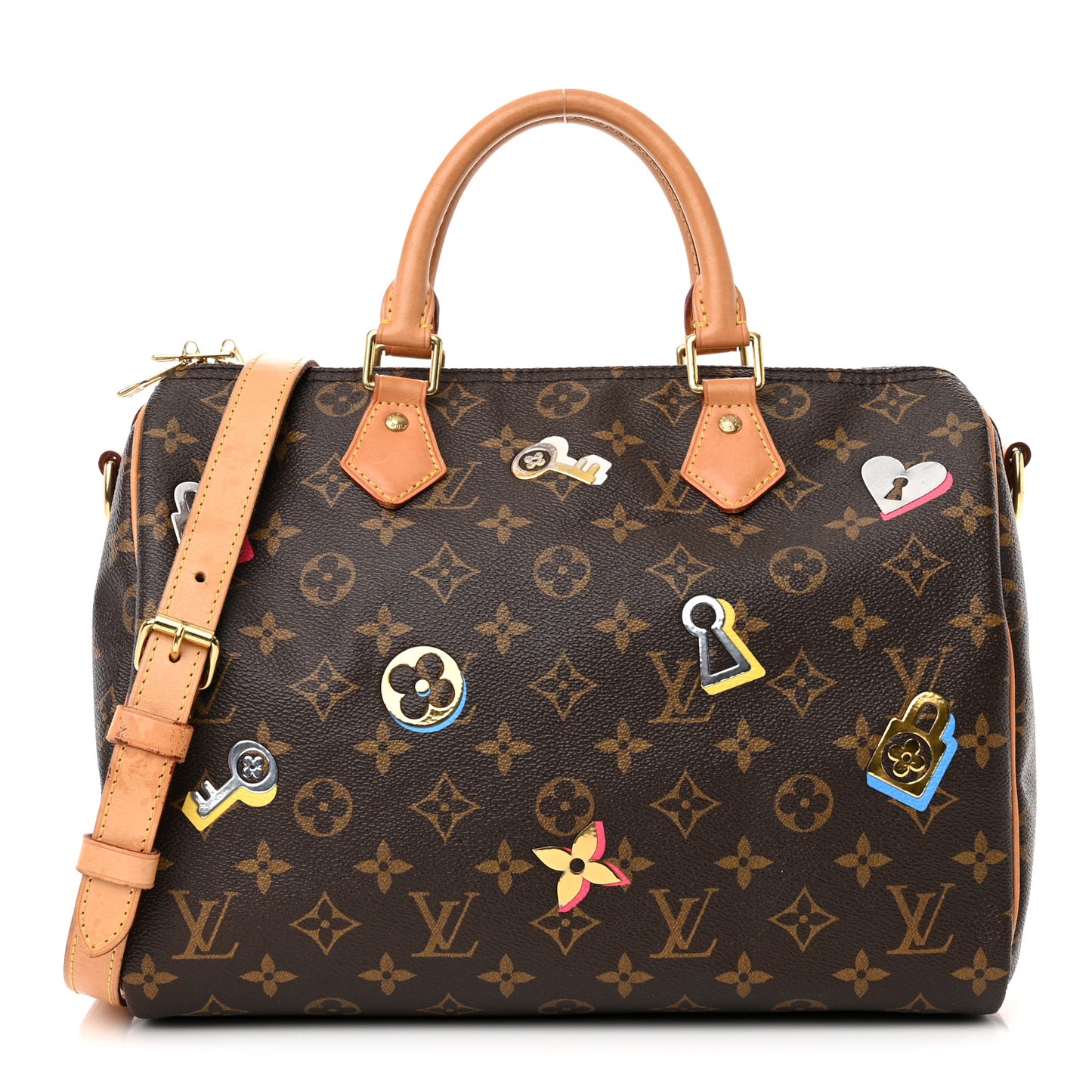 Monogram Love Lock Speedy Bandouliere 30