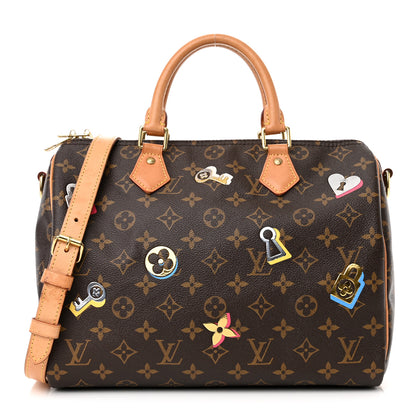 Louis Vuitton Monogram Love Lock Speedy Bandouliere 30 1 of 14