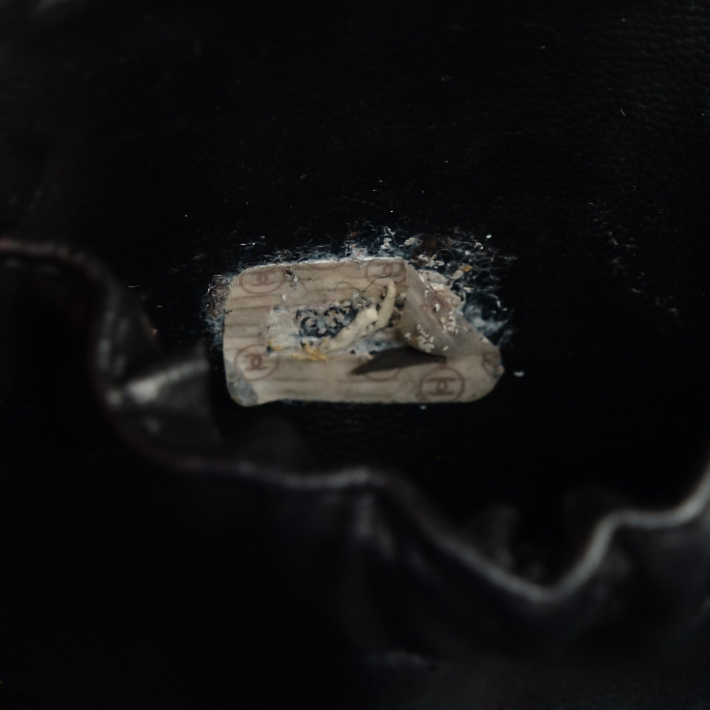 Lambskin Vanity Cosmetic Bag Black