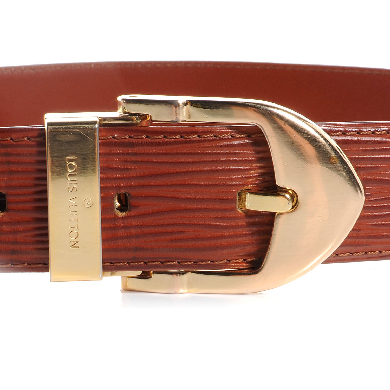 Louis Vuitton Epi Classique Belt Fawn 110 44 3 of 6