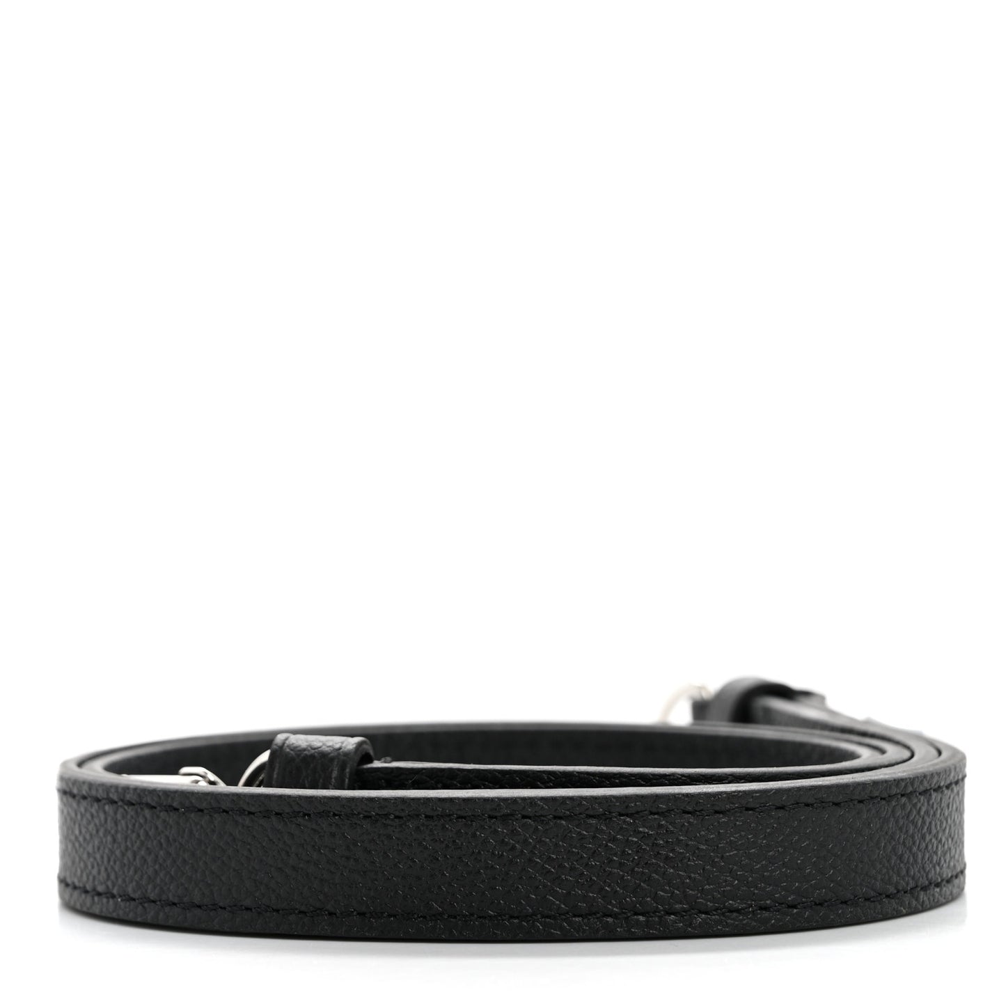 Calfskin Buci Shoulder Strap Black