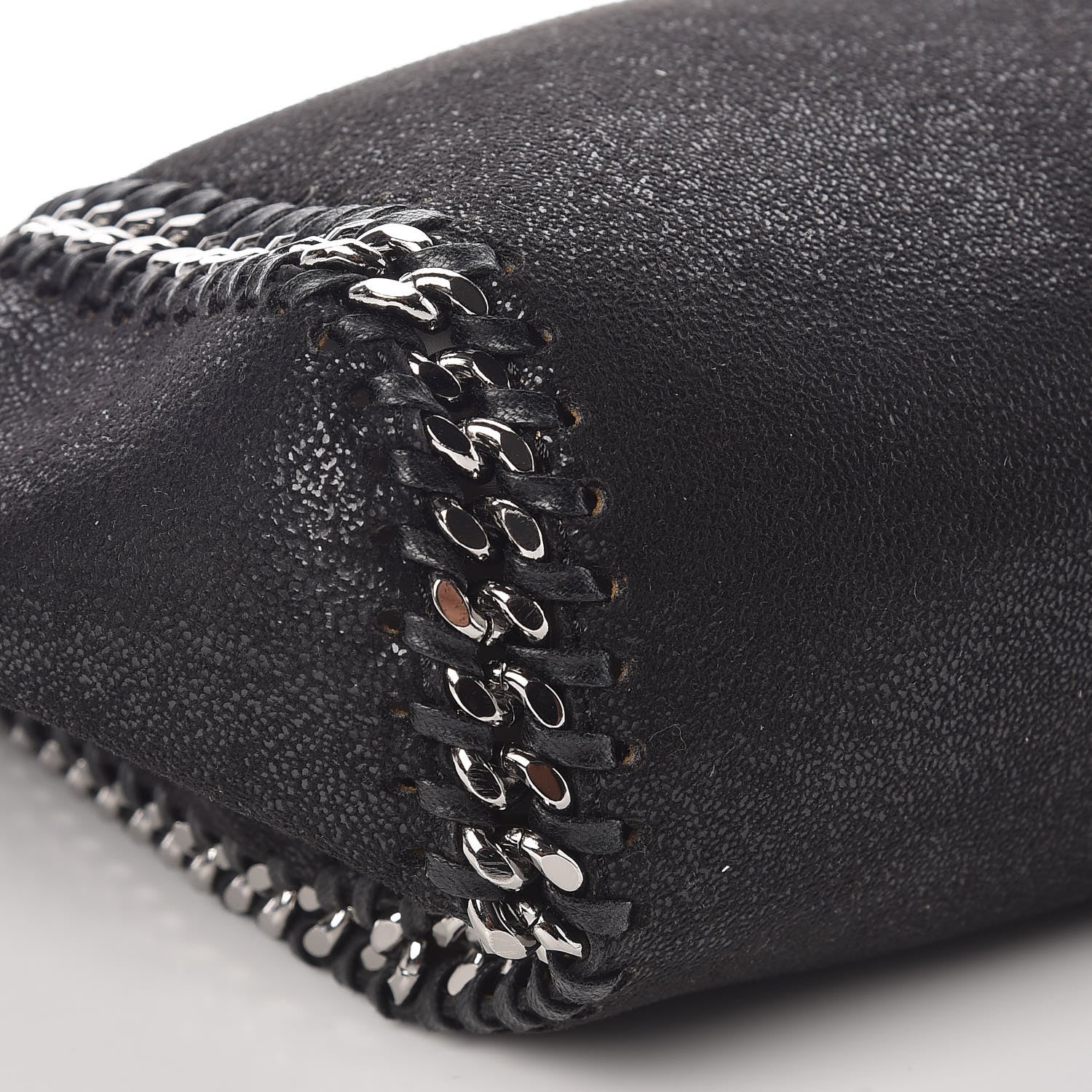 Stella McCartney Shaggy Deer Small Falabella Reversible Tote Black 6 of 9