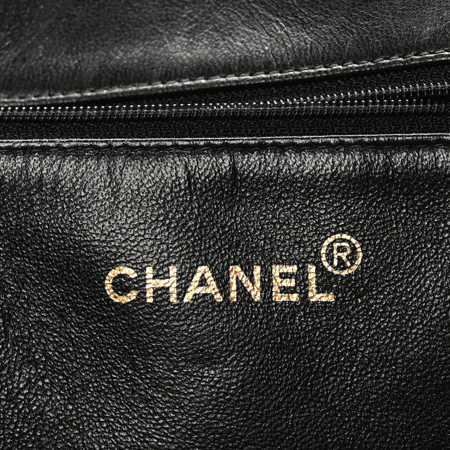 Lambskin Quilted Grand Shopping Tote GST Black