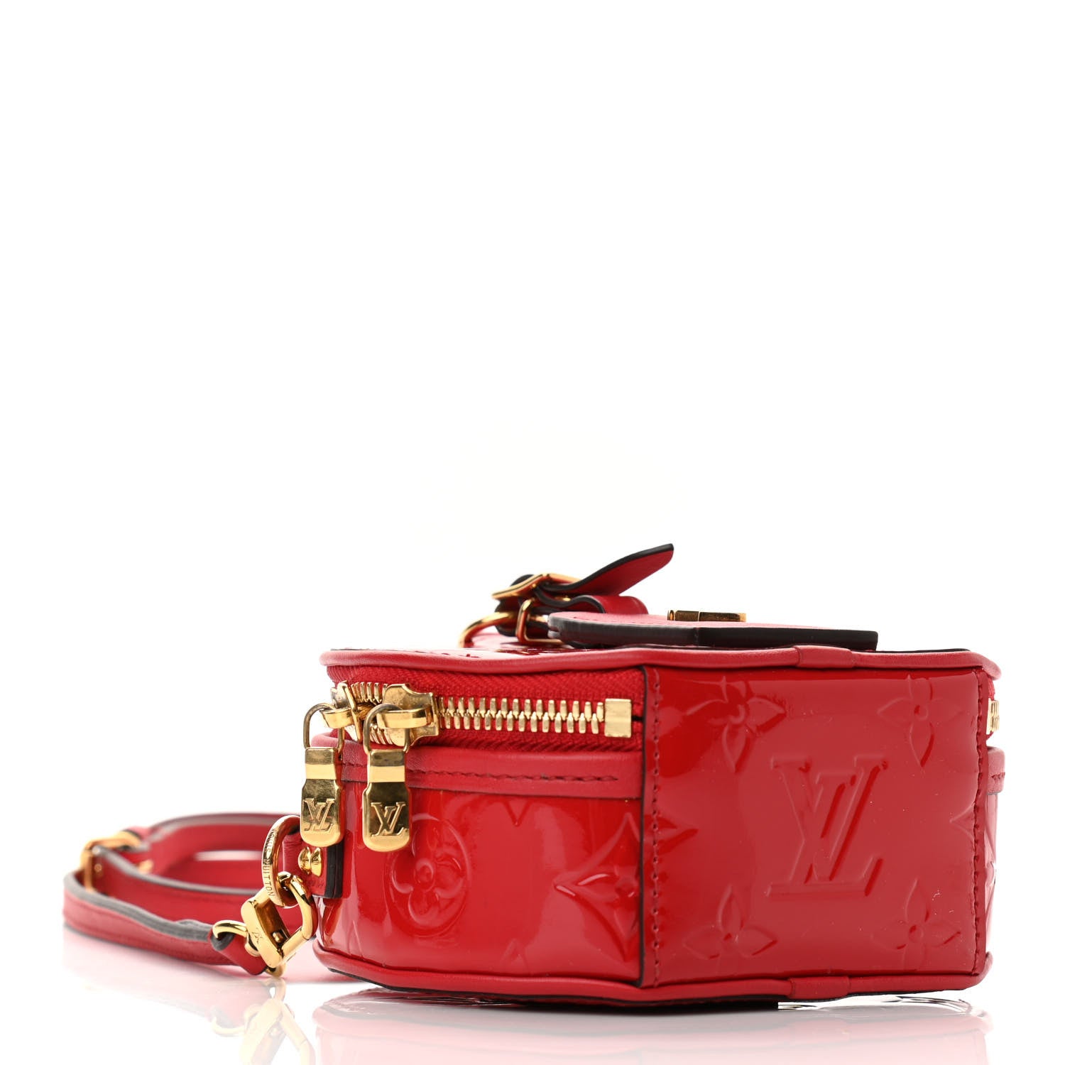 Louis Vuitton Vernis Mini Boite Chapeau Souple Red 4 of 11