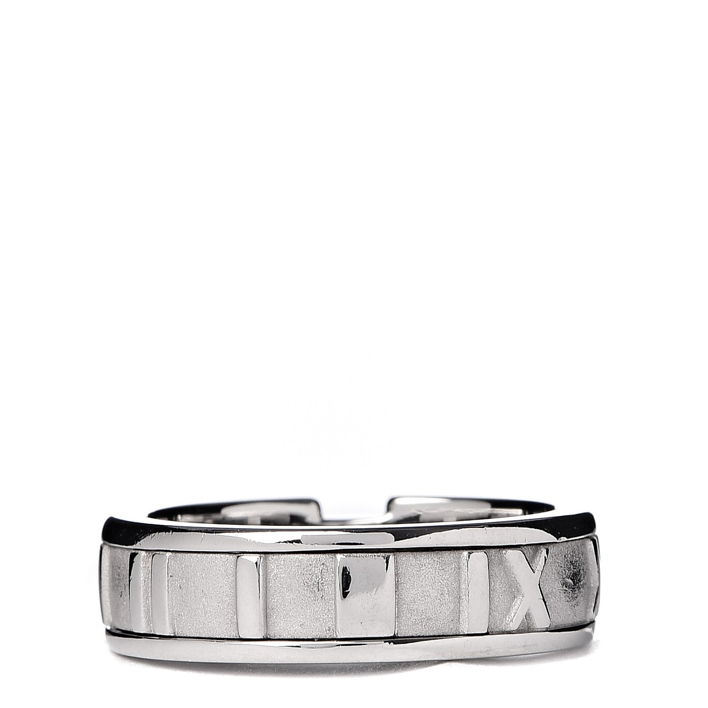 18K White Gold Diamond Atlas Ring 50 5.5