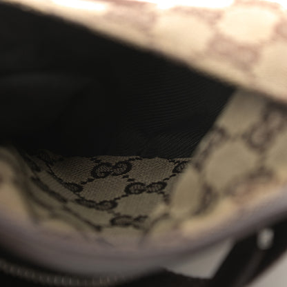 Gucci GG Monogram Double Pocket Belt Bag Dark Brown 6 of 18