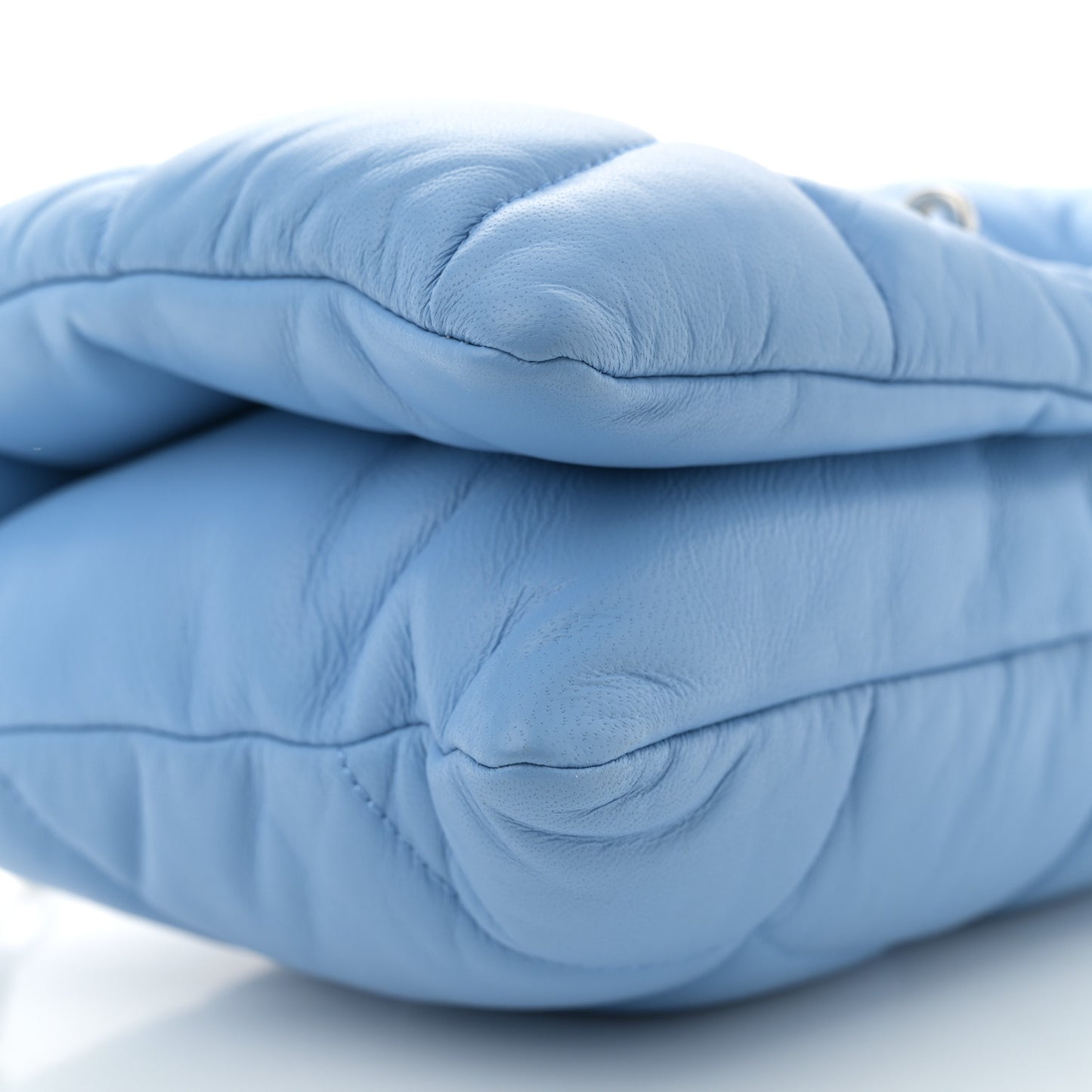 Nappa Pillow Quilted Little Softie Bag Cornflower Blue