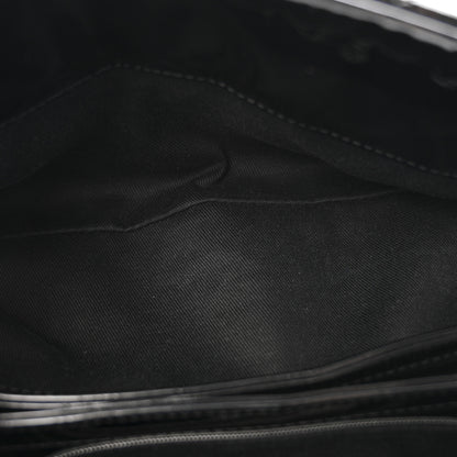 Chanel Patent Quilted Medium Just Mademoiselle Black 5 of 16