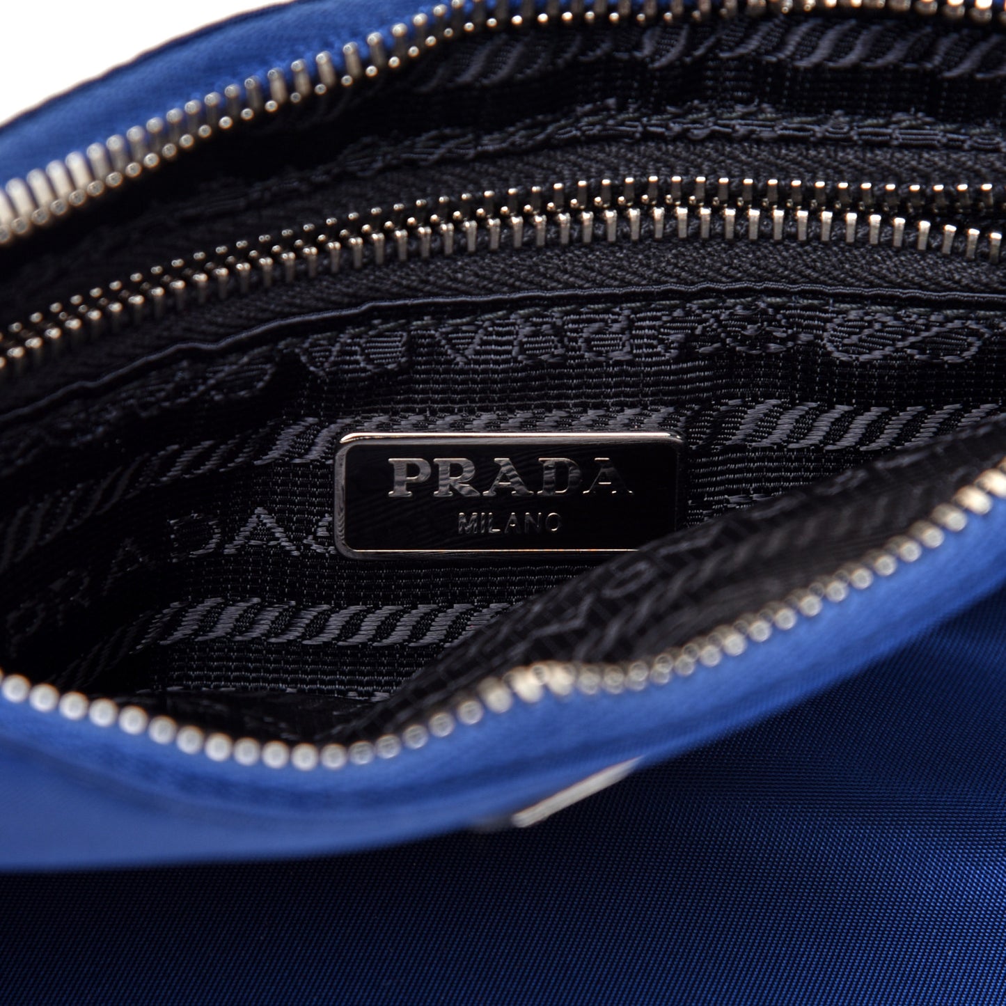 Tessuto Nylon Pouch Set Royal Black