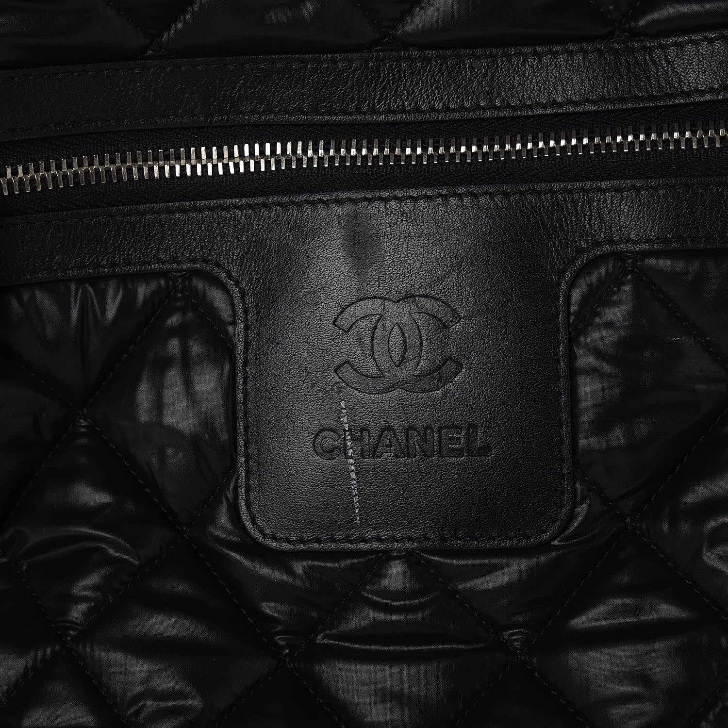 Chanel Nylon Quilted Coco Cocoon Backpack Black 7 of 10