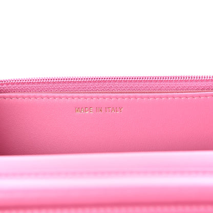 Chanel Caviar Quilted Boy Wallet On Chain WOC Pink 7 of 11