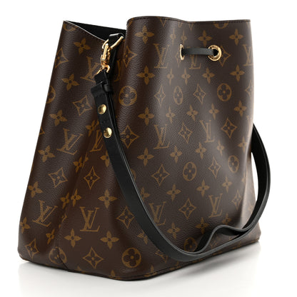 Louis Vuitton Monogram Neonoe MM Black 3 of 9