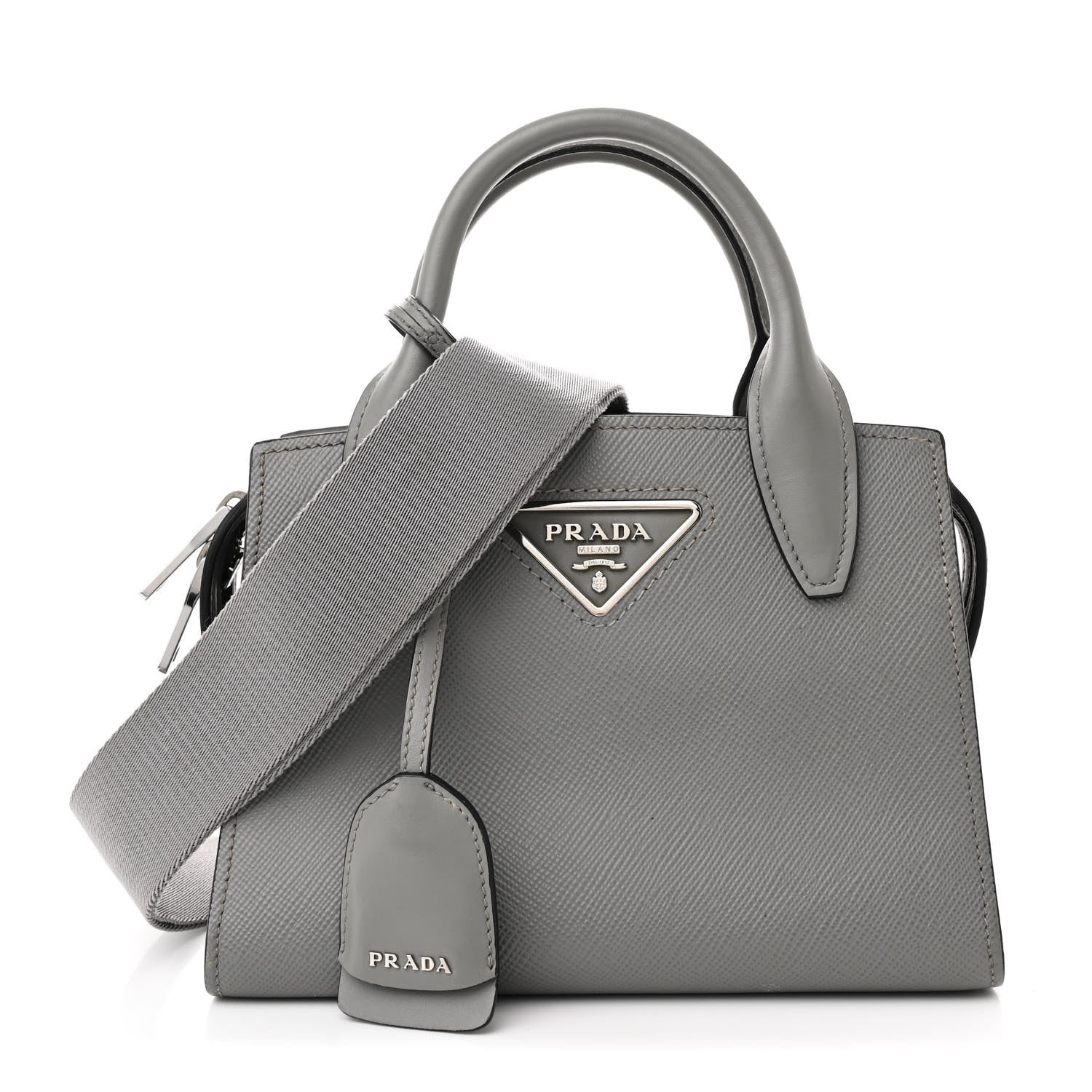 Prada Saffiano Cuir Small Kristen Ardesia 1 of 11