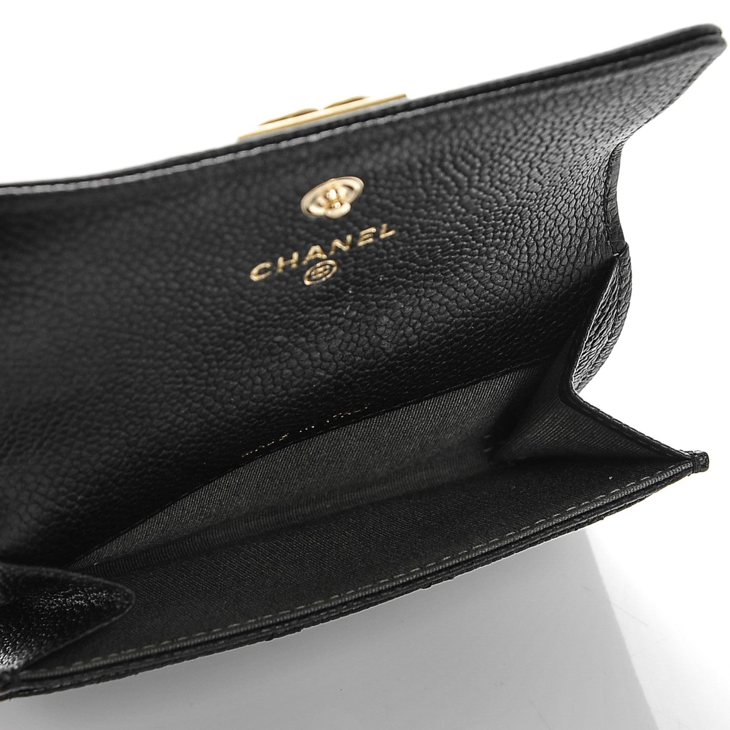 Chanel Caviar Quilted Boy Flap Card Holder Black 5 of 8