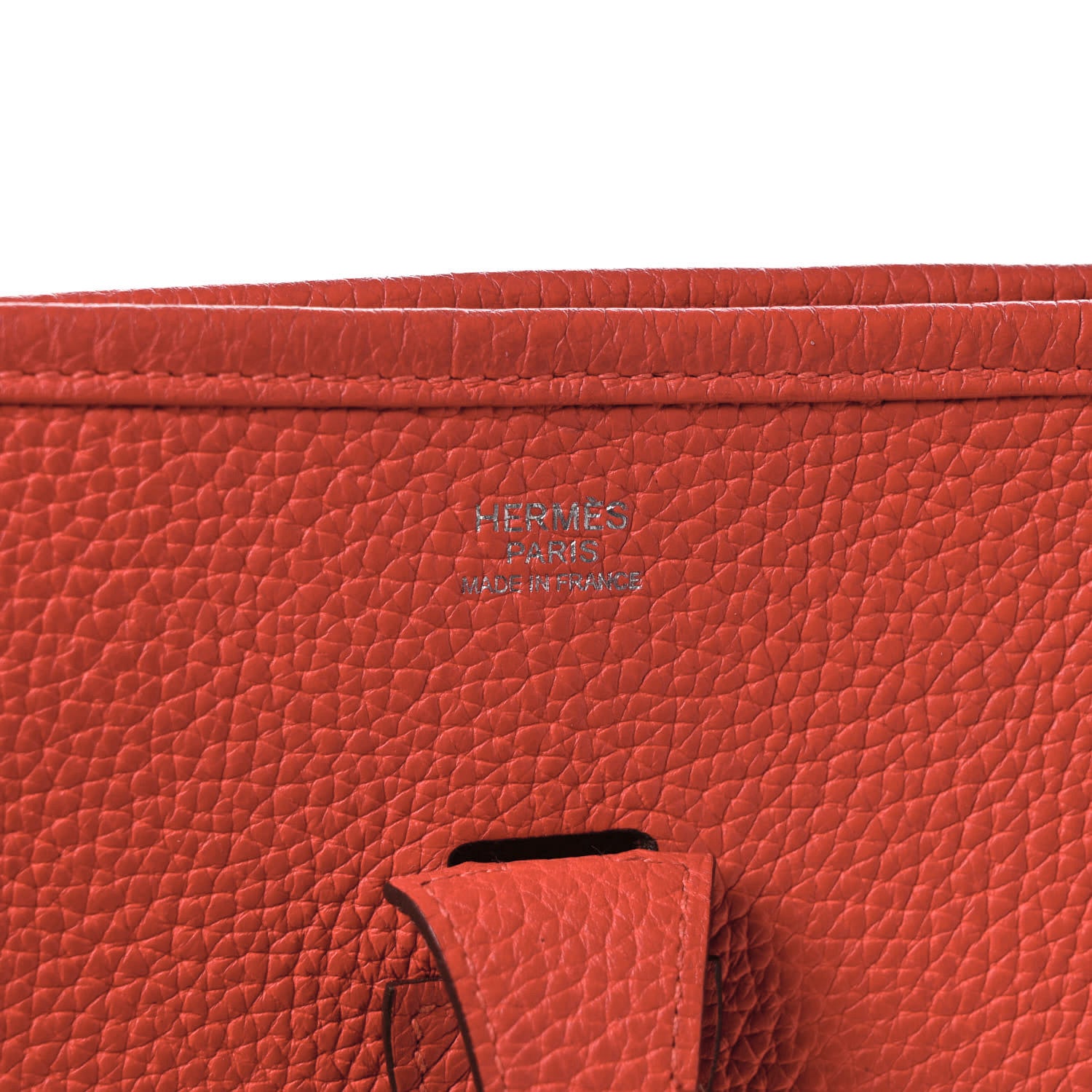 Hermes Taurillon Clemence Evelyne III PM Rouge Pivoine 5 of 13