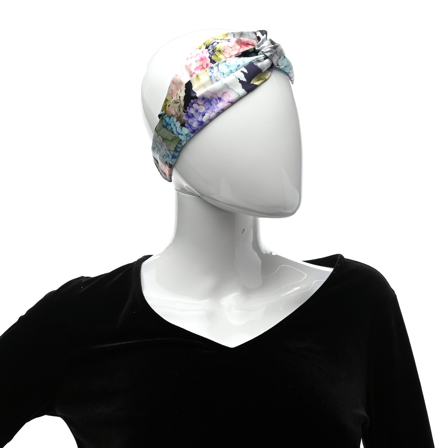 Gucci Silk Hortensin Duchesse Headband Multicolor 2 of 6