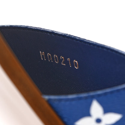 Louis Vuitton Monogram Escale Lock It Flat Mule 38 Blue 8 of 8