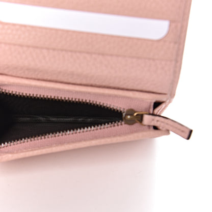 Gucci Cellarius Calfskin Blind for Love Animalier Card Case Perfect Pink 5 of 12