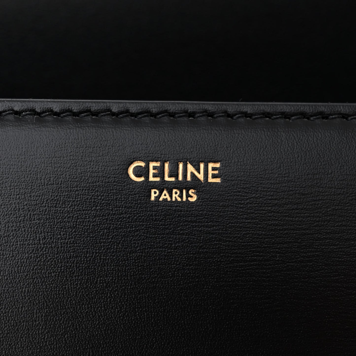 Shiny Calfskin Teen Triomphe Black
