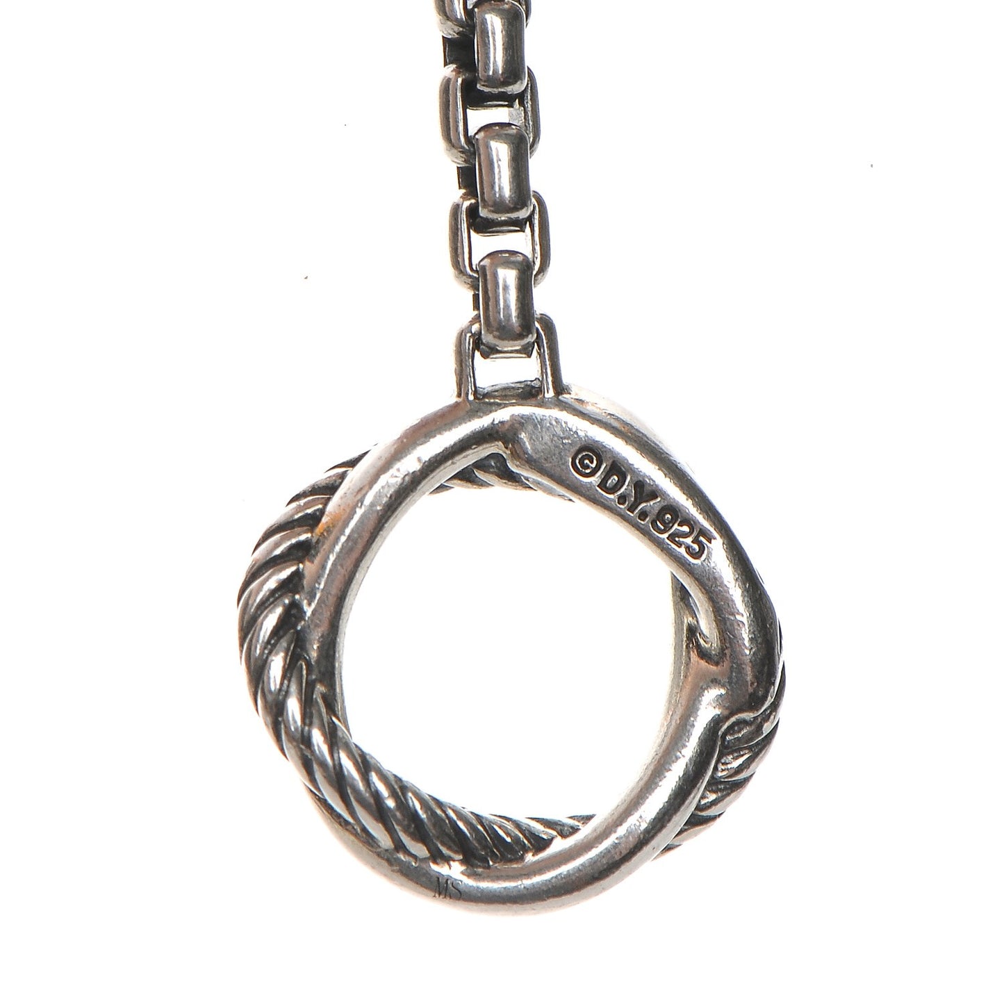 Sterling Silver Pearl Infinity Station Chain Necklace