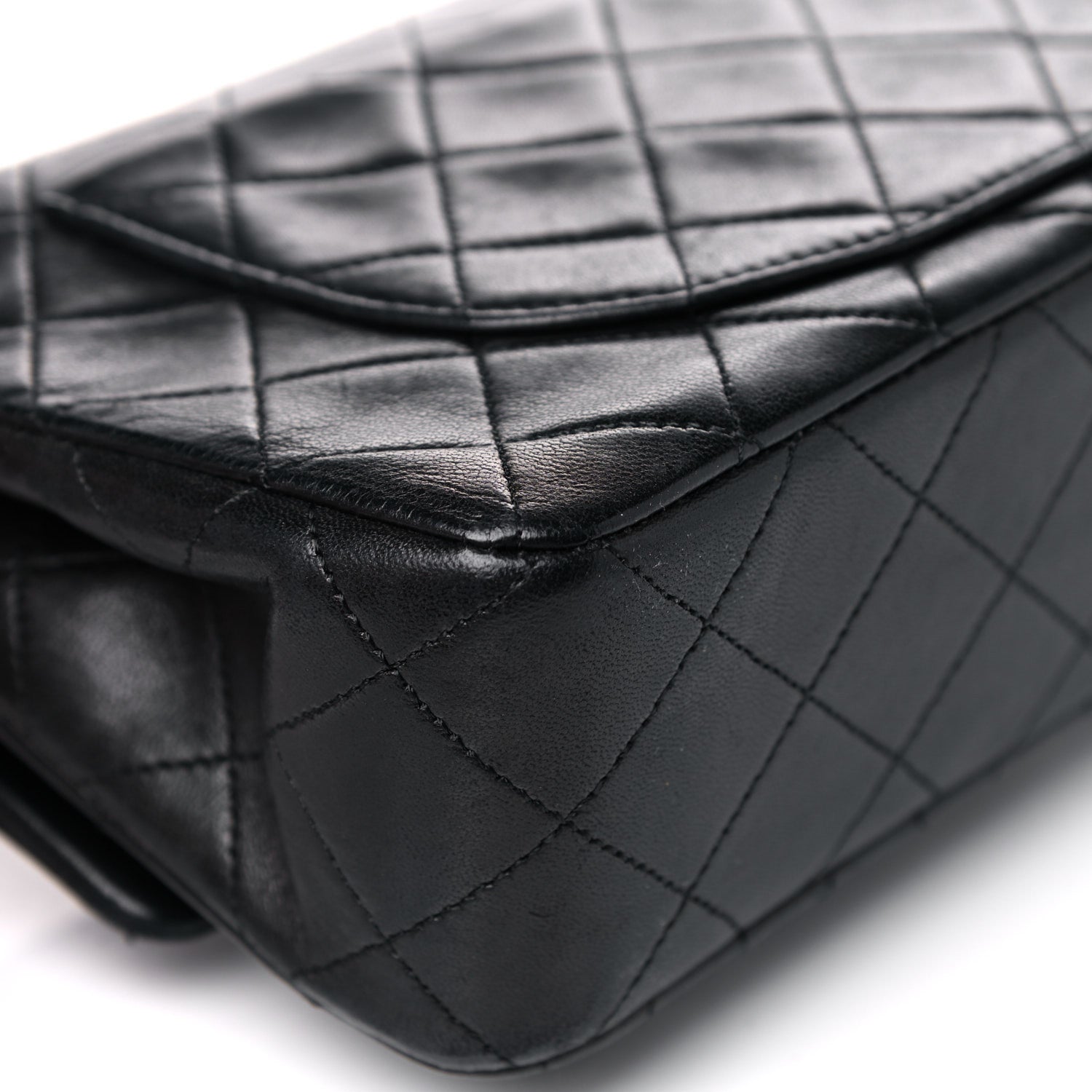 Chanel Lambskin Quilted Small Double Flap Black 12 of 18