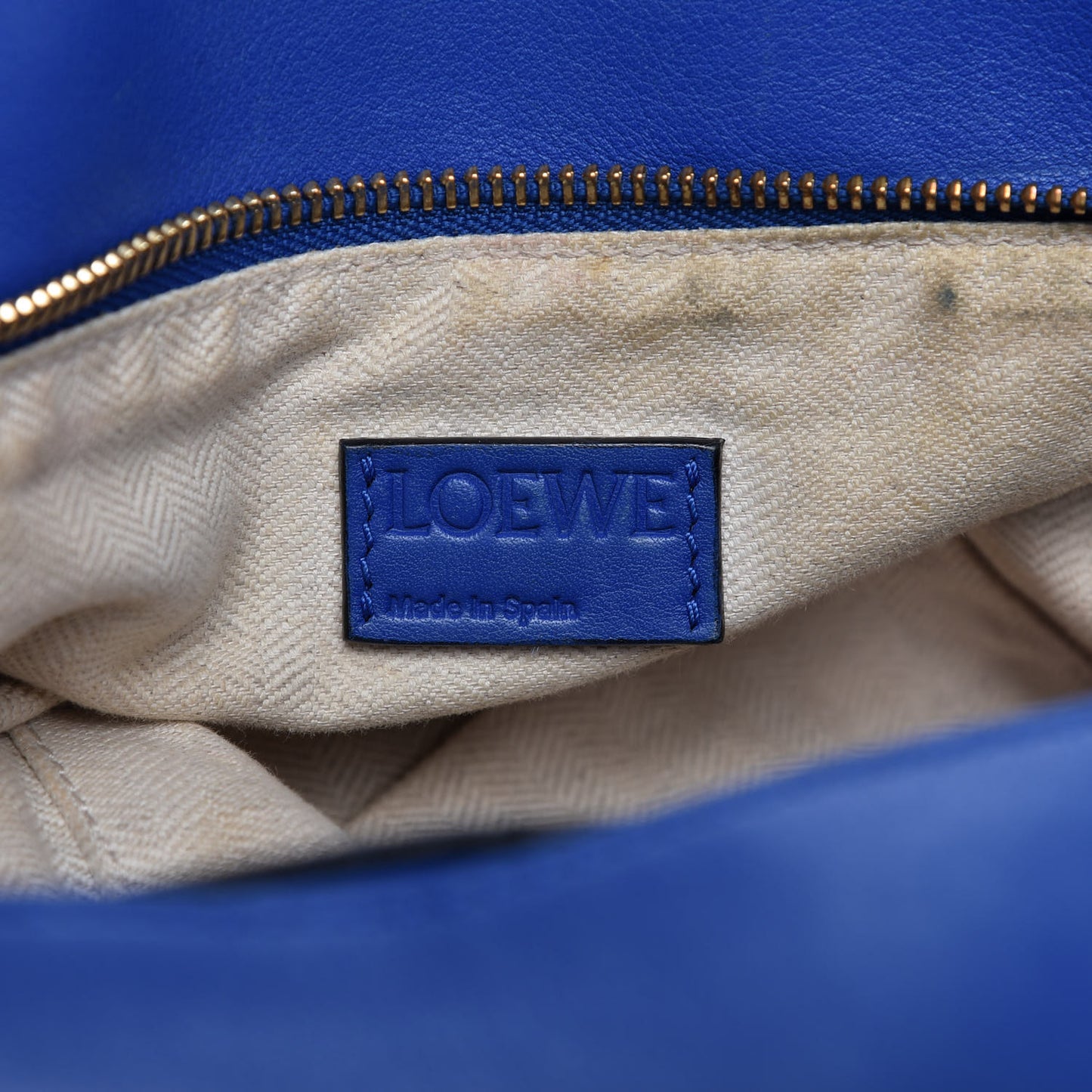 Calfskin Medium Puzzle Bag Electric Blue