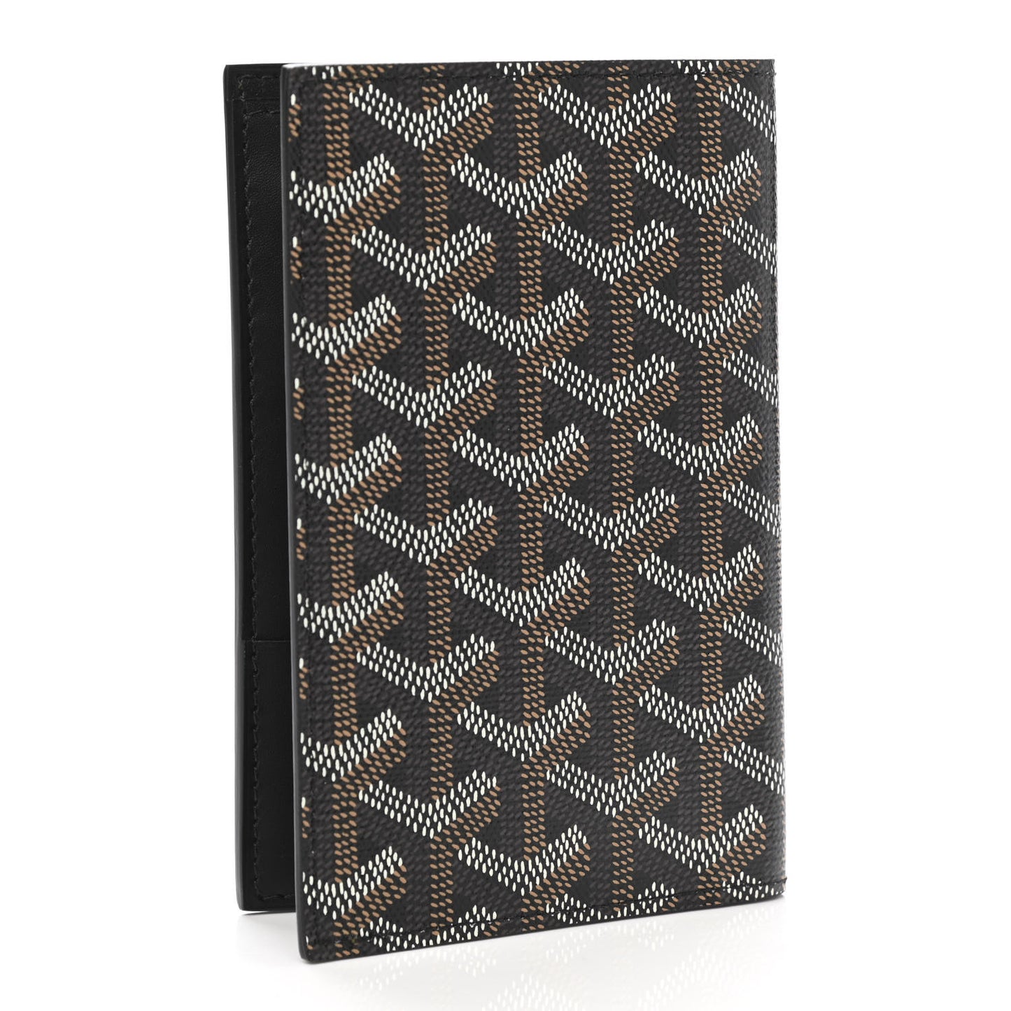 Goyardine Passport Wallet Black