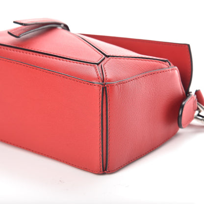 Loewe Calfskin Mini Puzzle Bag Rouge 9 of 9
