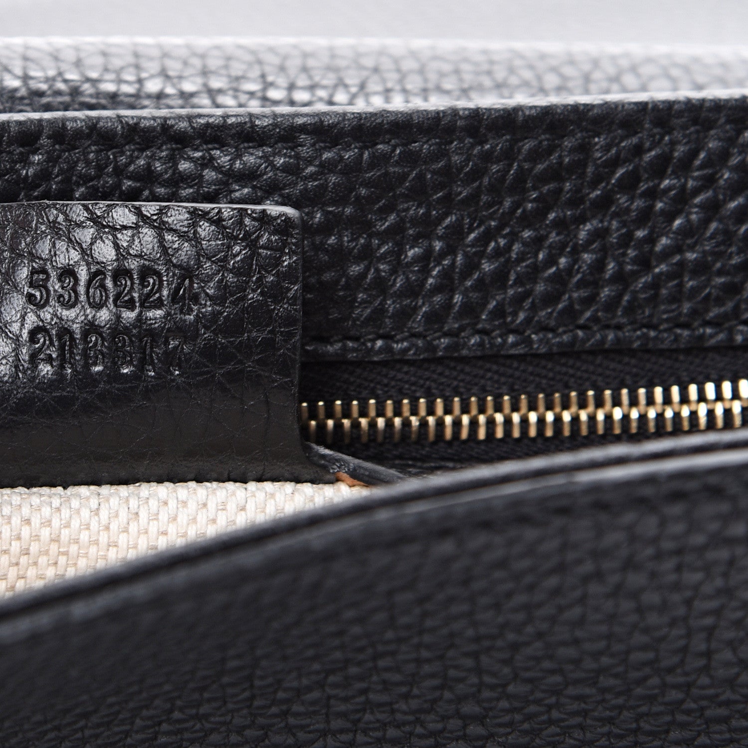 Gucci Pebbled Calfskin Medium Soho Flap Crossbody Black 6 of 9