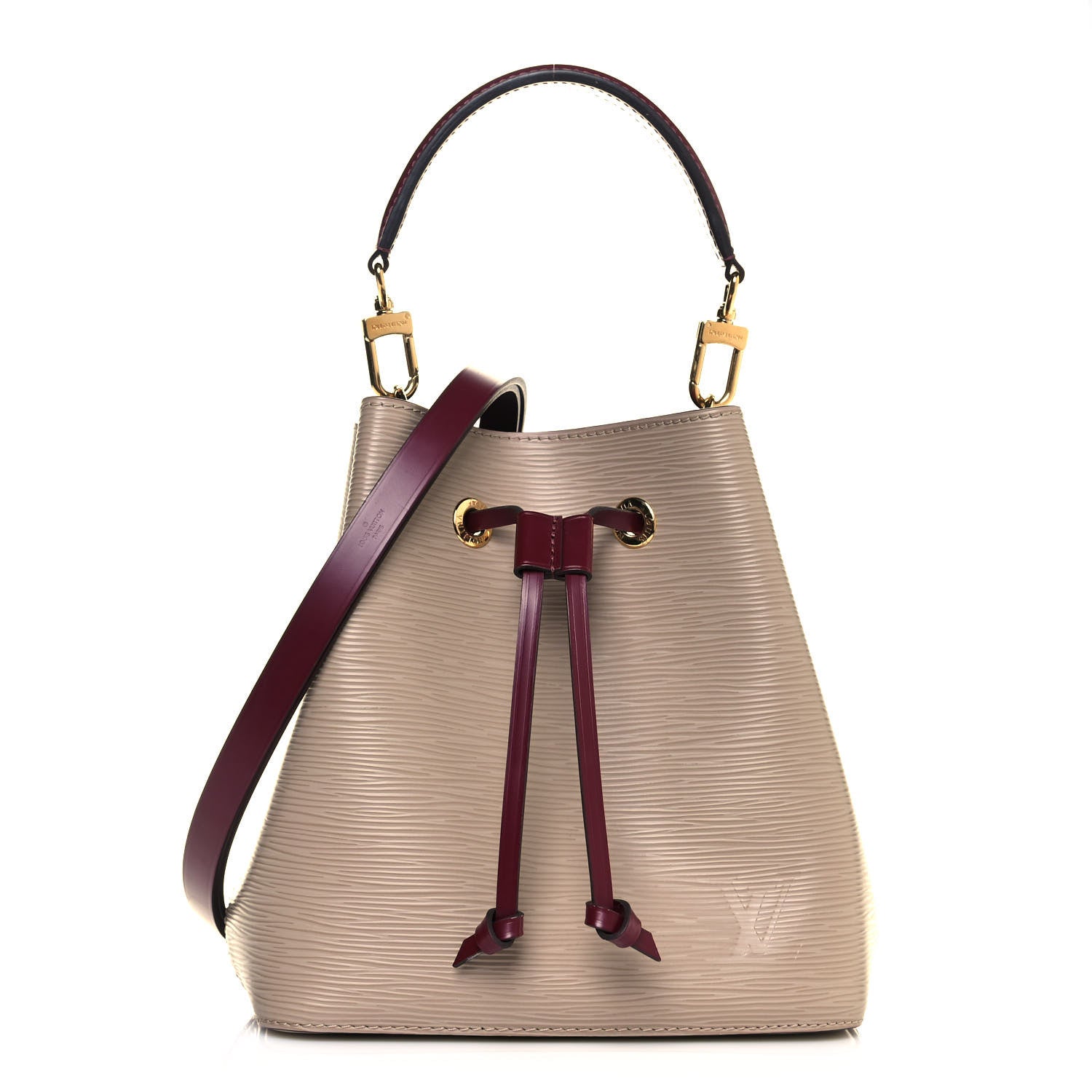 Louis Vuitton Epi Neonoe BB Galet Grenat 1 of 9