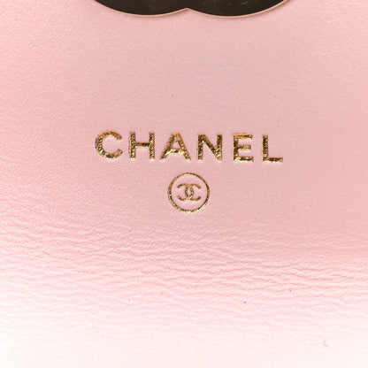 Chanel Lambskin Quilted Pick Me Up Clutch With Chain Pink 6 of 12