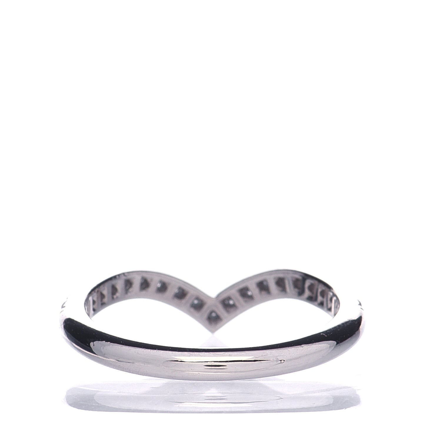 Platinum Diamond Soleste V Band Ring 49 5