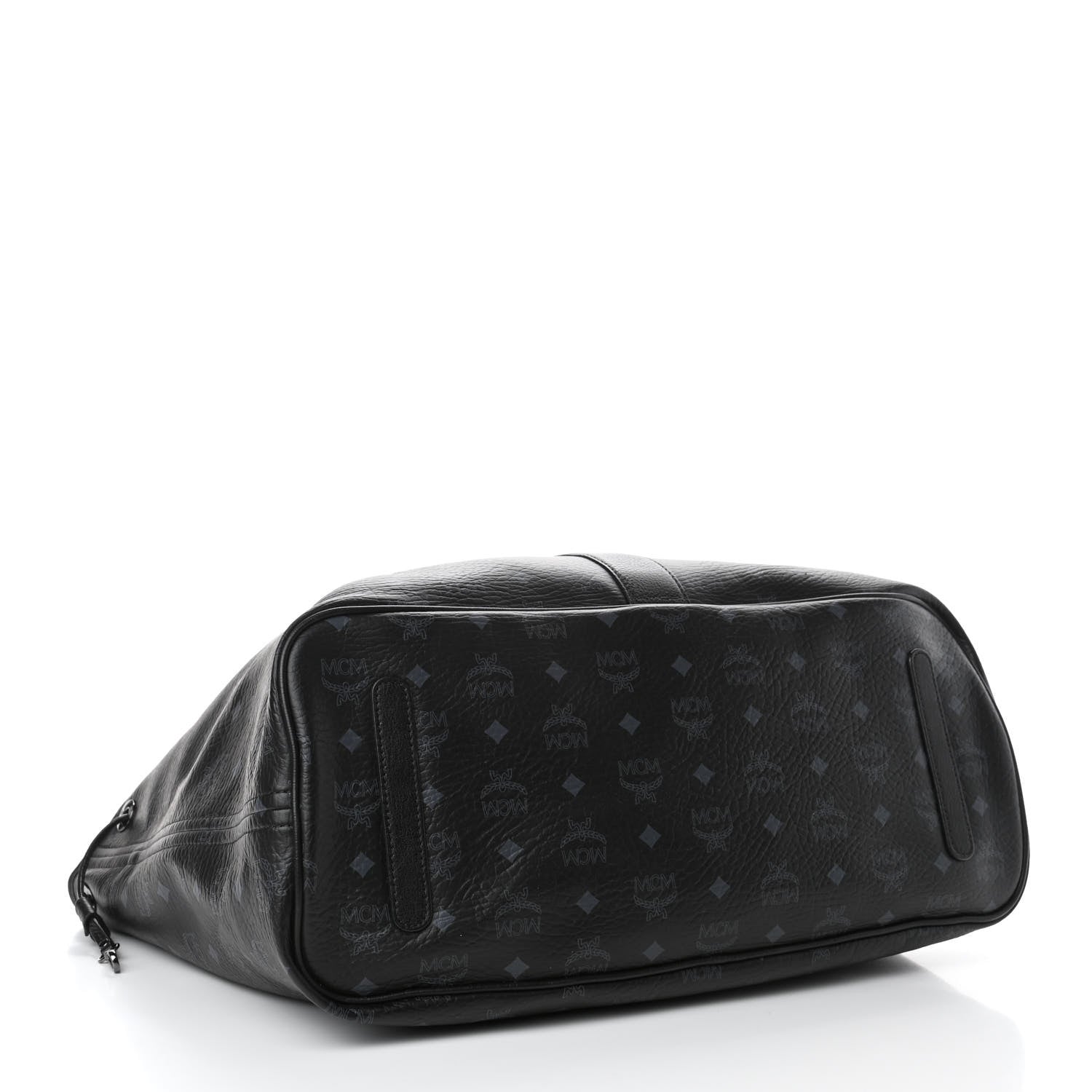 MCM Visetos Large Liz Reversible Shopper Tote Black 5 of 8