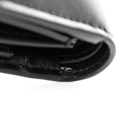 Celine Shiny Calfskin Small Triomphe Wallet Black 8 of 9