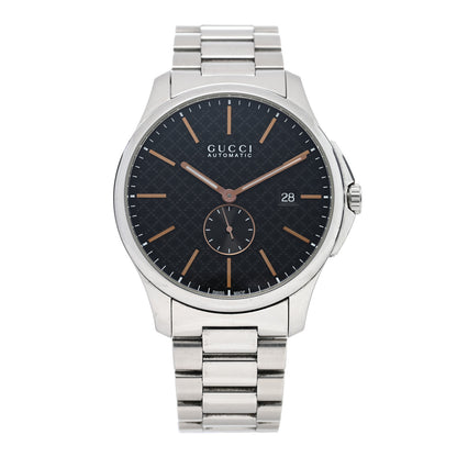 Gucci Stainless Steel 40mm G-Timeless Automatic Watch Black 1 of 5