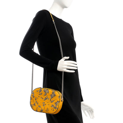 Gucci GG Supreme Monogram Arabesque Mini Chain Shoulder Bag Beige Yellow 2 of 8
