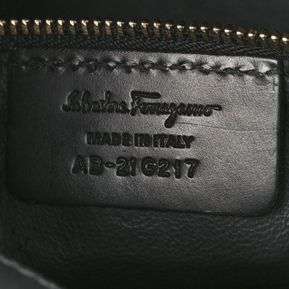 Salvatore Ferragamo Smooth Calfskin Anna Shoulder Bag Black 7 of 11
