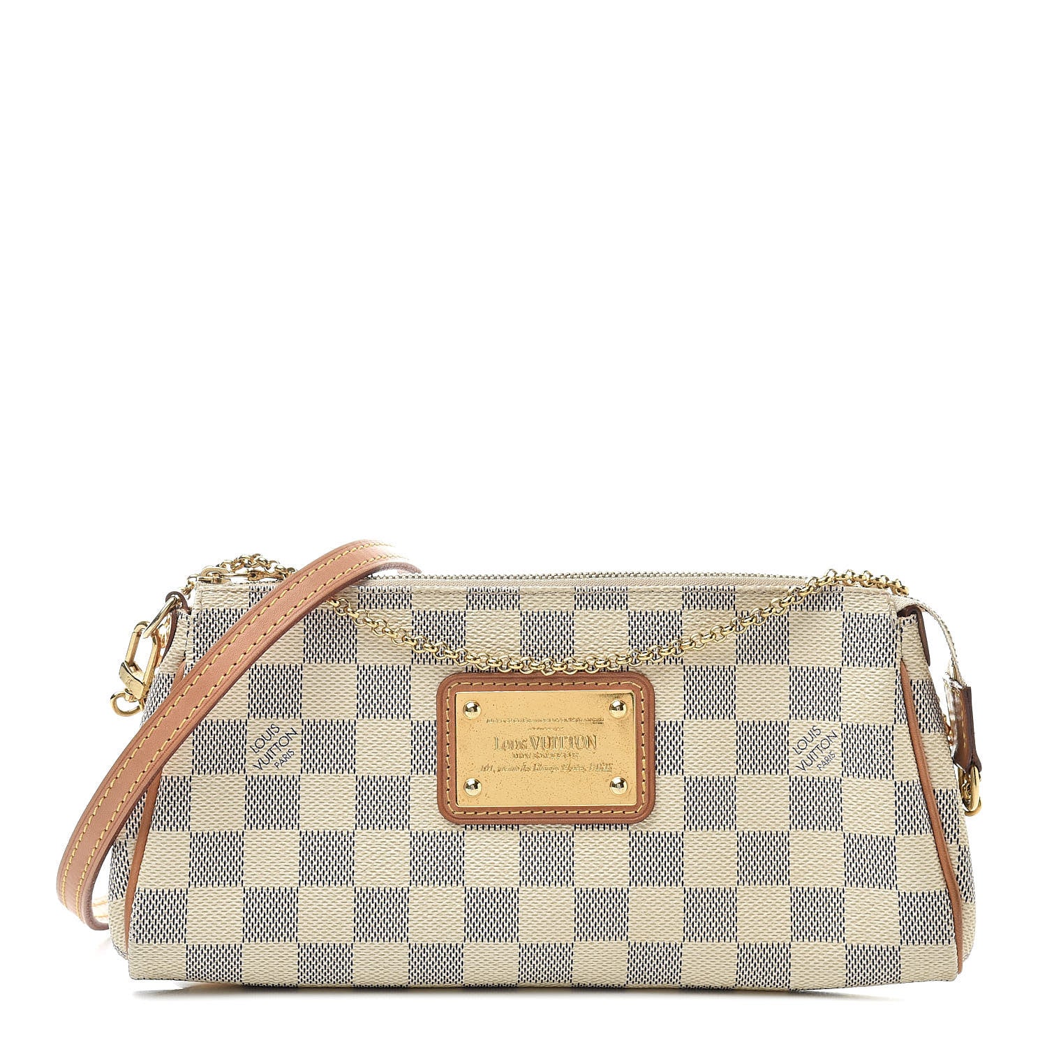 Louis Vuitton Damier Azur Eva Clutch 1 of 13