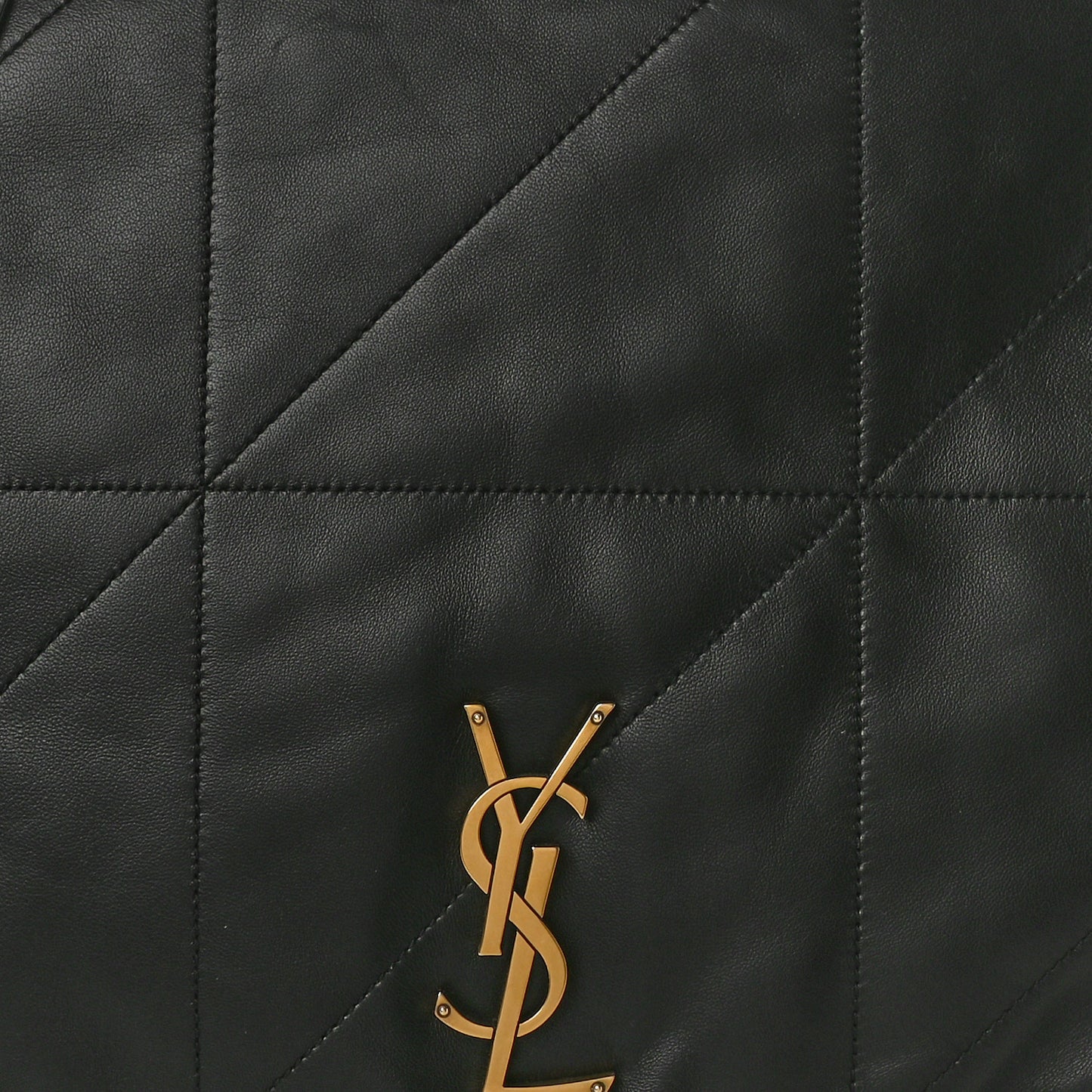 Lambskin Matelasse Monogram Large Jamie 4.3 Black