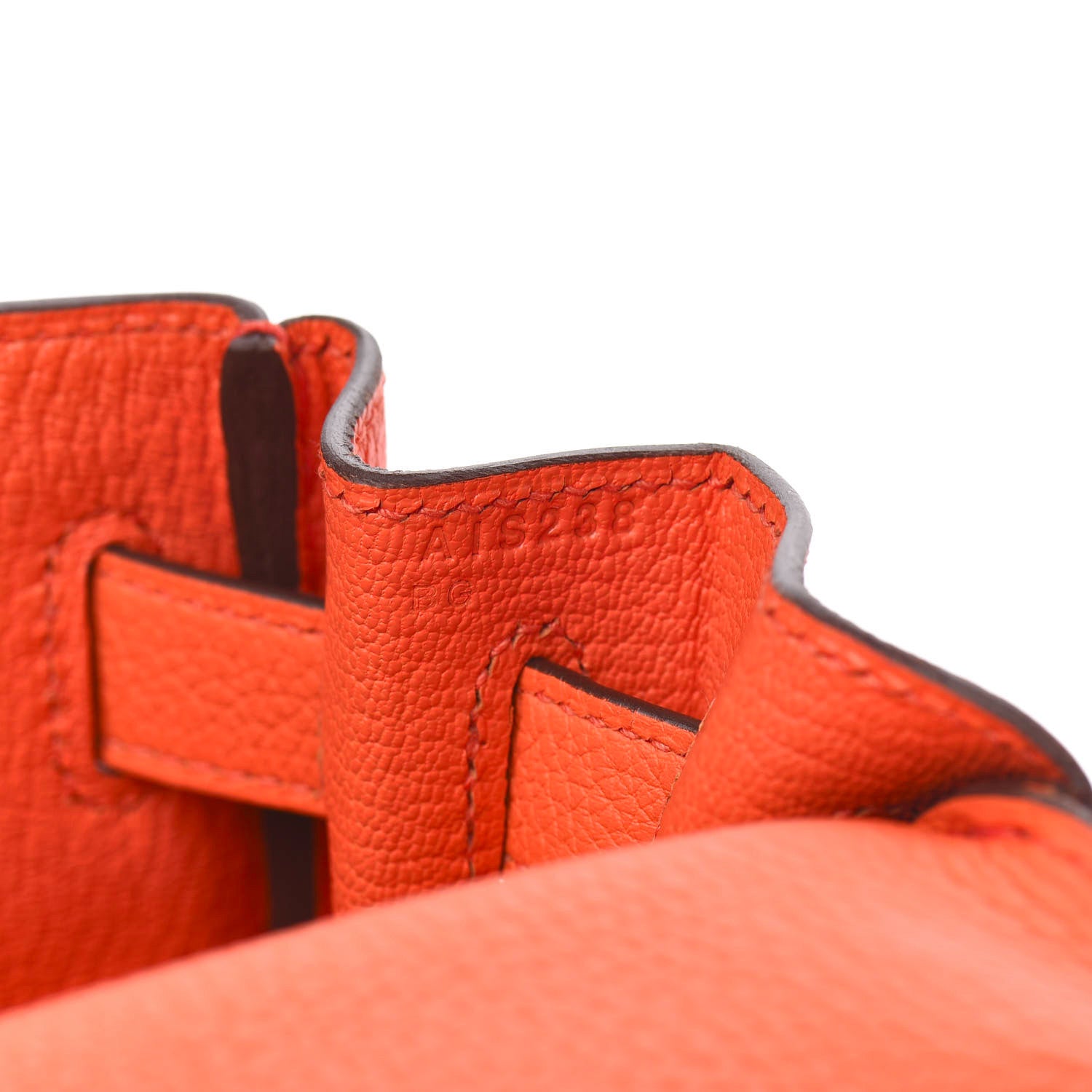 Hermes Togo Kelly Retourne 28 Poppy Orange 8 of 34