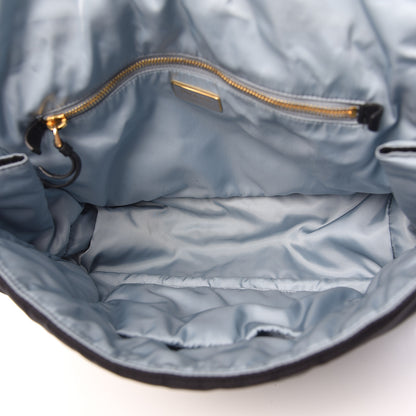 Prada Tessuto Nylon Etiquette Flap Black 6 of 16