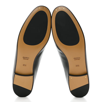 Gucci Calfskin Womens Jordaan Loafers 38.5 Black 5 of 9