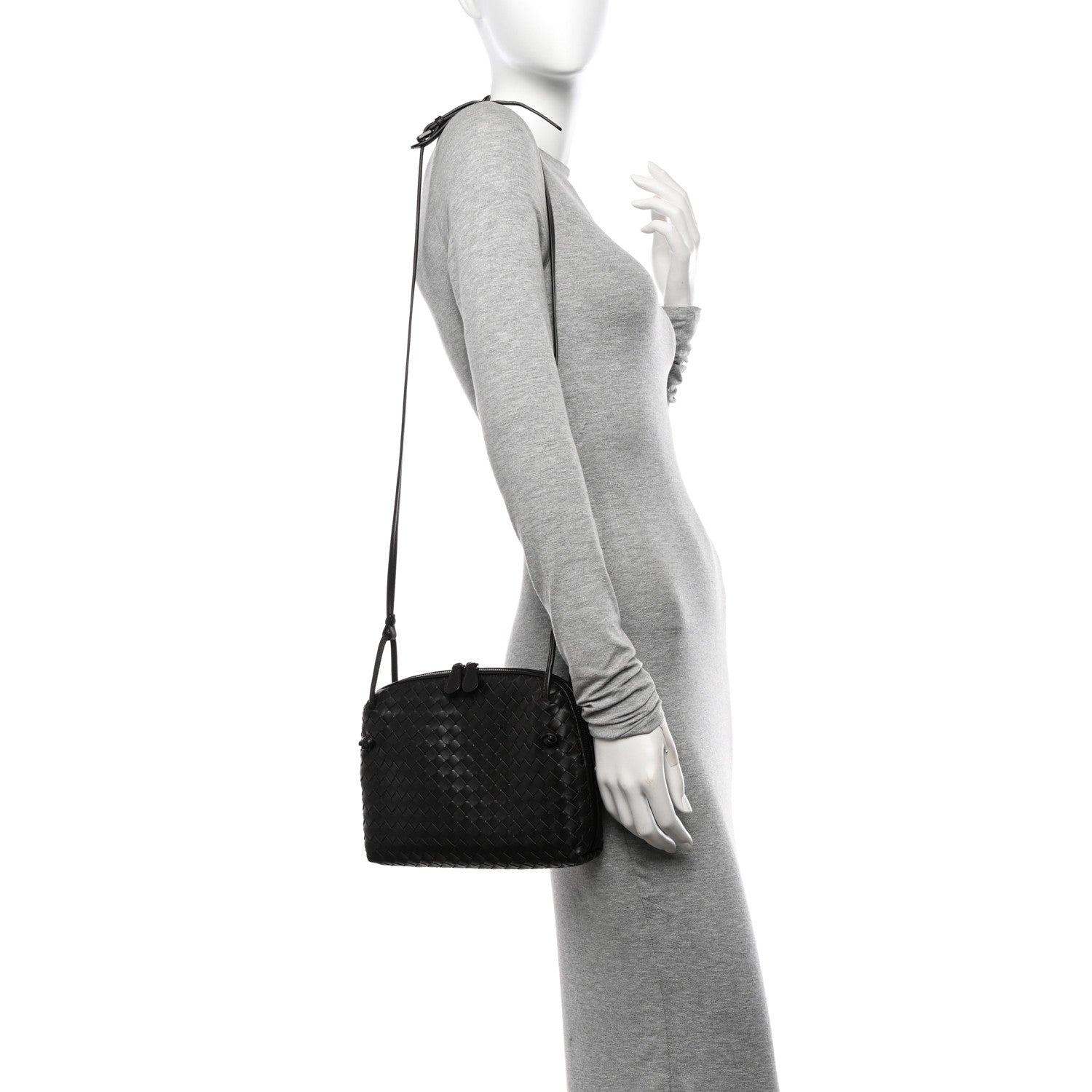 Bottega Veneta Nappa Intrecciato Nodini Bag Ebano 2 of 11