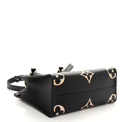 Louis Vuitton Empreinte Monogram Giant Onthego PM Black Beige 4 of 9