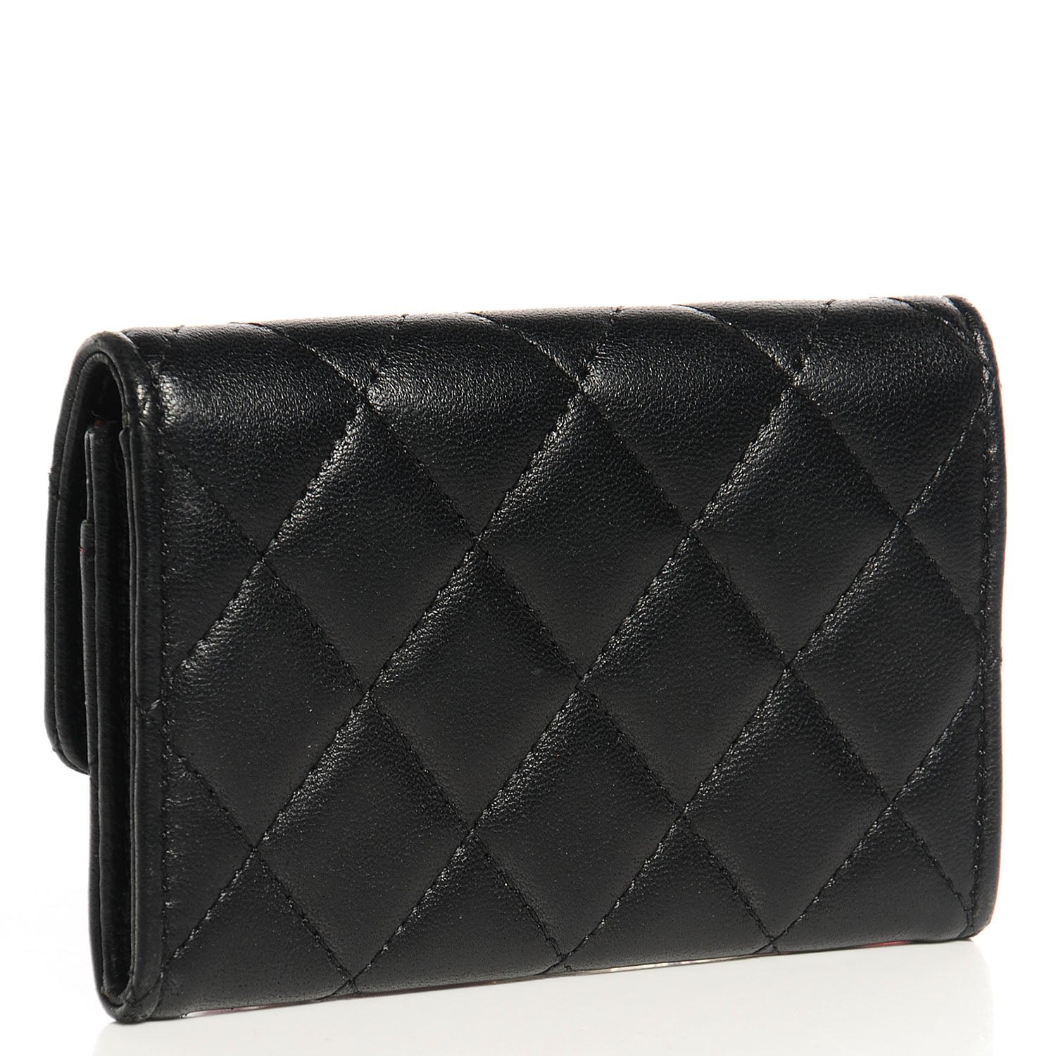 Chanel Lambskin Card Holder Black 2 of 8